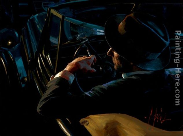 Black and Classic painting - Fabian Perez Black and Classic art painting Black and Classic painting - Fabian Perez Black and Classic art painting